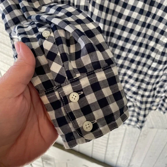 J.Crew Classic Fit Boy Shirt in Crinkle Gingham - Picture 2 of 7